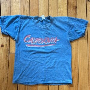 Vintage Blue California Graphic T-Shirt